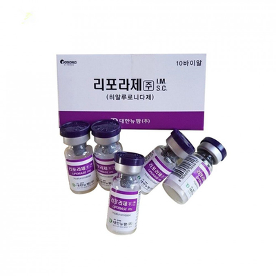 엉덩이 유방 리포라제 히알루노나제 용액 0.3kg 한국의 히알루론산 필러
