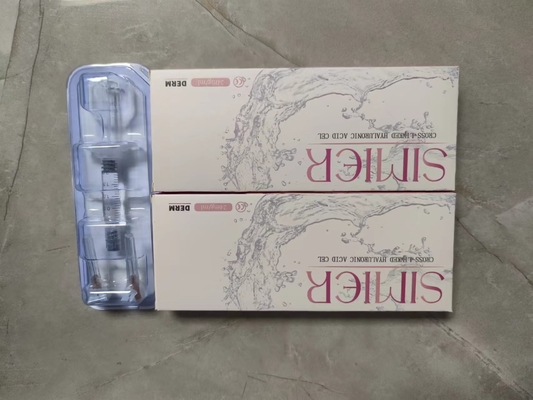 투명 피부 입술 얼굴 피부 필러 24mg/Ml 히알루론산 주입