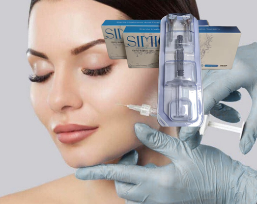 50ml 투여 할 수 있는 히알루론산 얼굴 피부 필러 입술 증강 비 수술