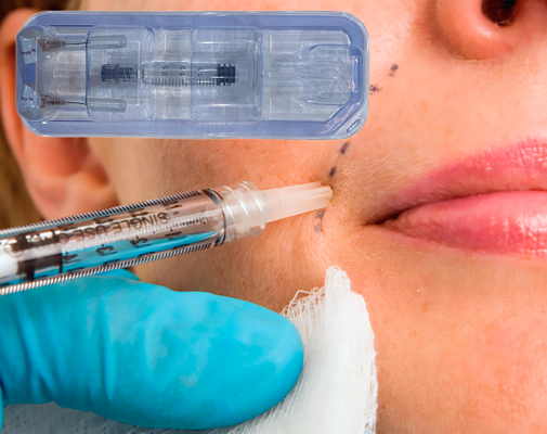 크로스 링크 된 히알루론산 피부 필러 2ml 힐루론 펜